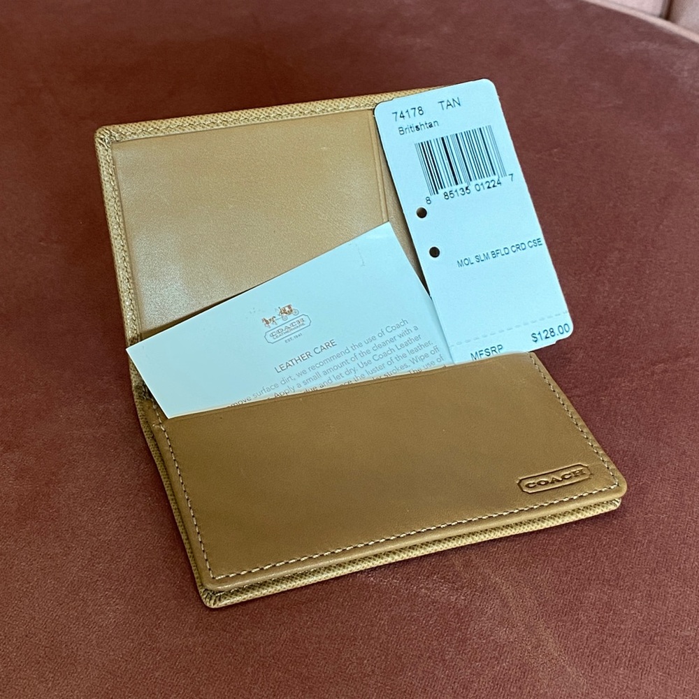 Tan Coach Wallet - Picture 2 of 4